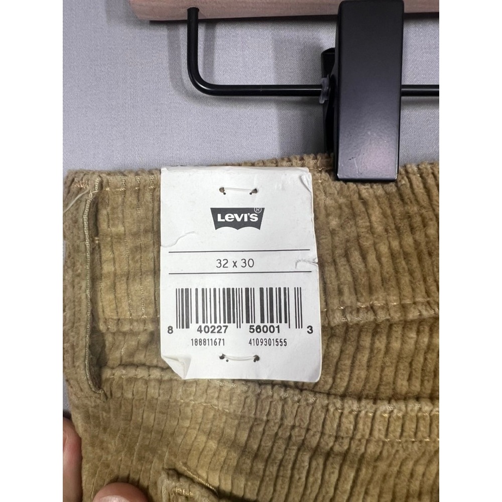 NEW Levis 711 Skinny Corduroy Pants Tan Khaki Mid Rise 32x30 NEW